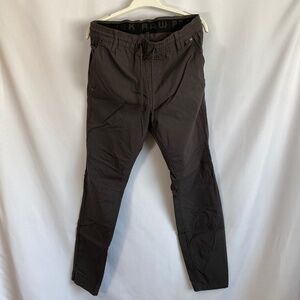 Projek Raw Men's Cargo Jogger Pants - Elastic Waist, Slim Fit, Black, Size M